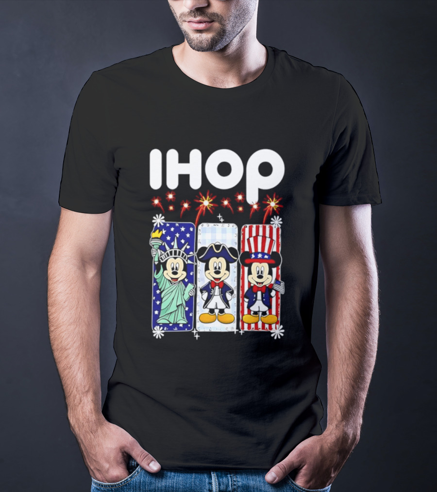 IHOP Mickey Mouse America 250th Anniversary Celebration T-Shirt