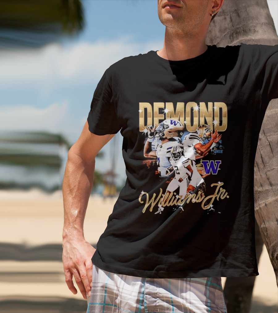 Demond Williams Jr. Washington Huskies Football 2026 Big Ten Media Days T-Shirt