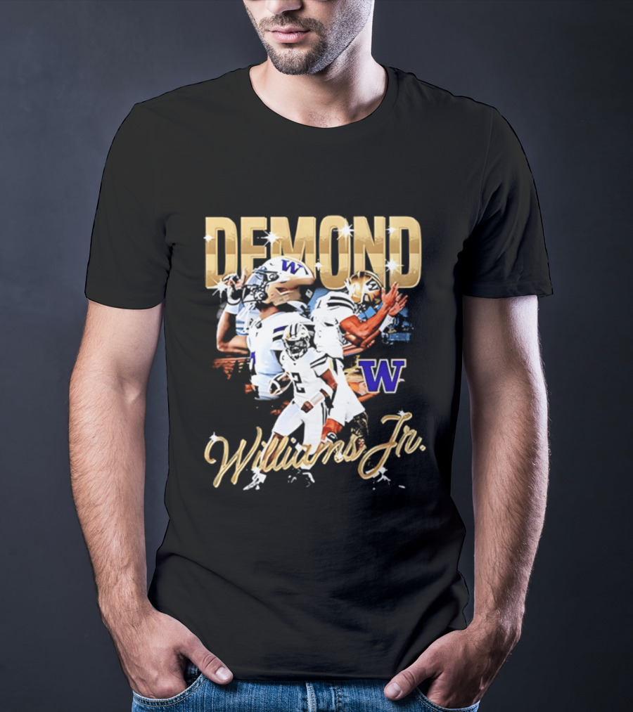Demond Williams Jr. Washington Huskies Football 2026 Big Ten Media Days T-Shirt