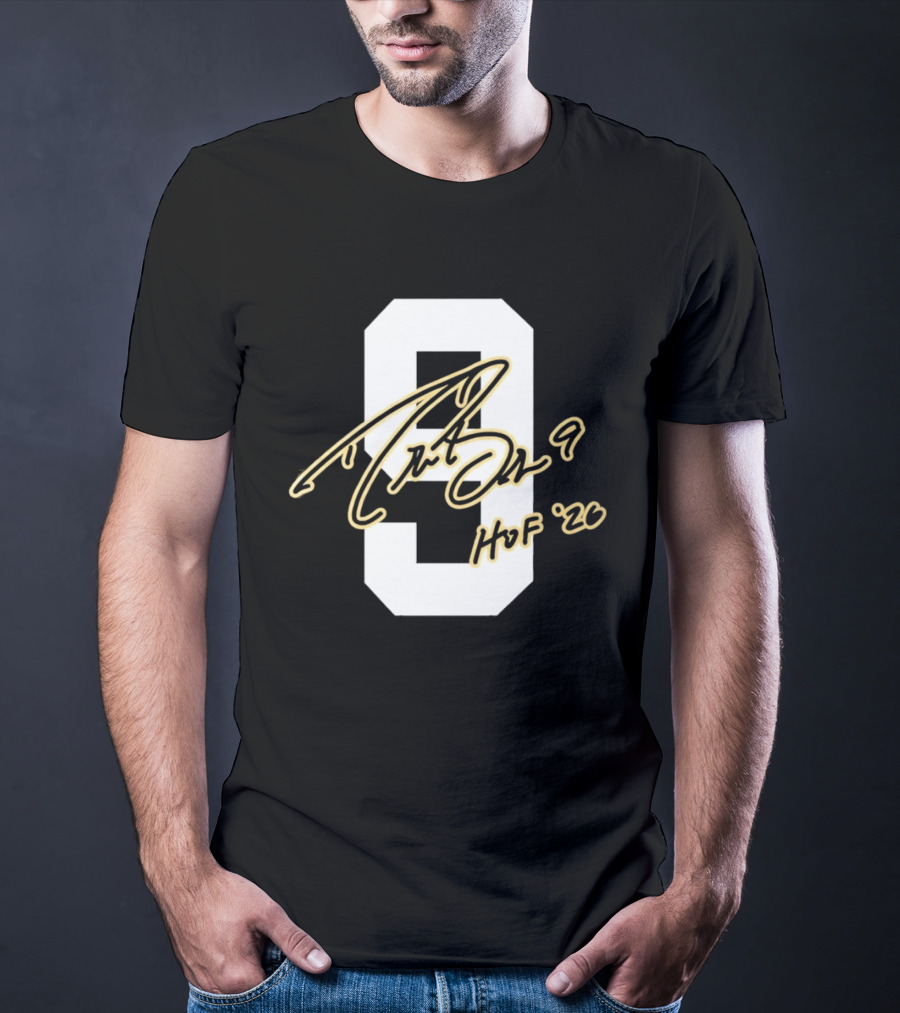 Drew Brees 9 HOF 2026 Elected Saints T-Shirt