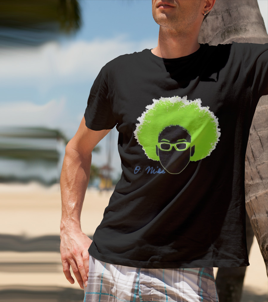 Olivia Miles Minnesota Lynx 2026 WNBA Green Afro And Glasses T-Shirt