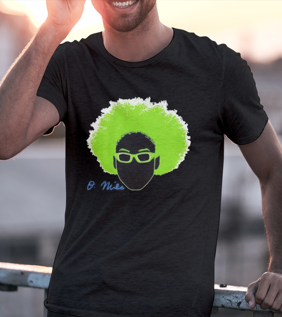 Olivia Miles Minnesota Lynx 2026 WNBA Green Afro And Glasses T-Shirt