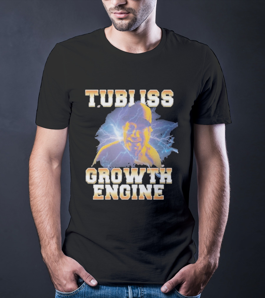 Tubi Iss Growth Engine Electric Blue Lightning T-Shirt
