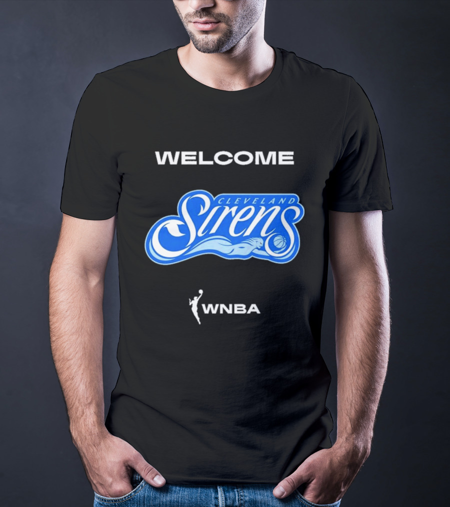 Welcome Cleveland Sirens WNBA 2026 Logo Debut T-Shirt
