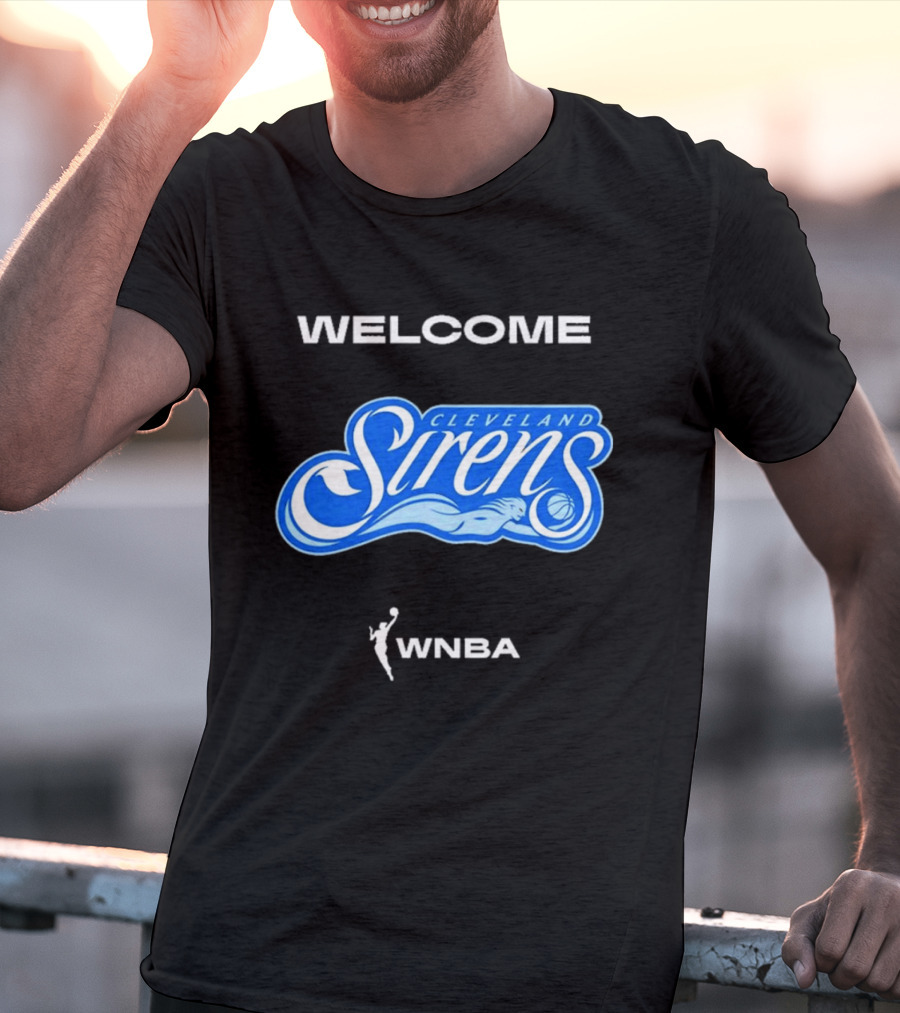 Welcome Cleveland Sirens WNBA 2026 Logo Debut T-Shirt