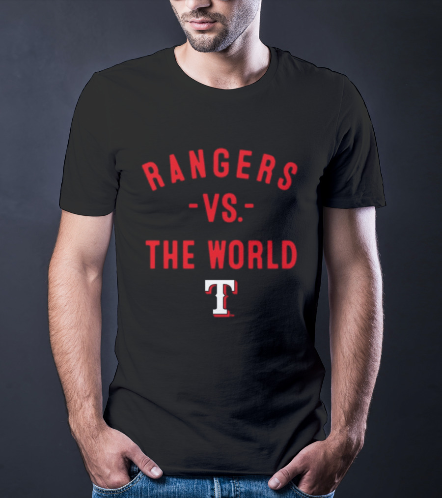 Texas Rangers Vs The World Baseball 2026 Season T-Shirt