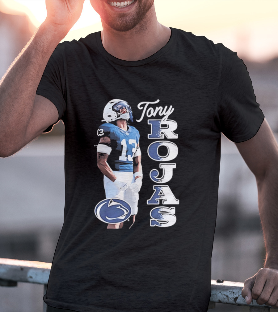 Tony Rojas Nittany Lions Football 13 2026 Big Ten Media Days T-Shirt