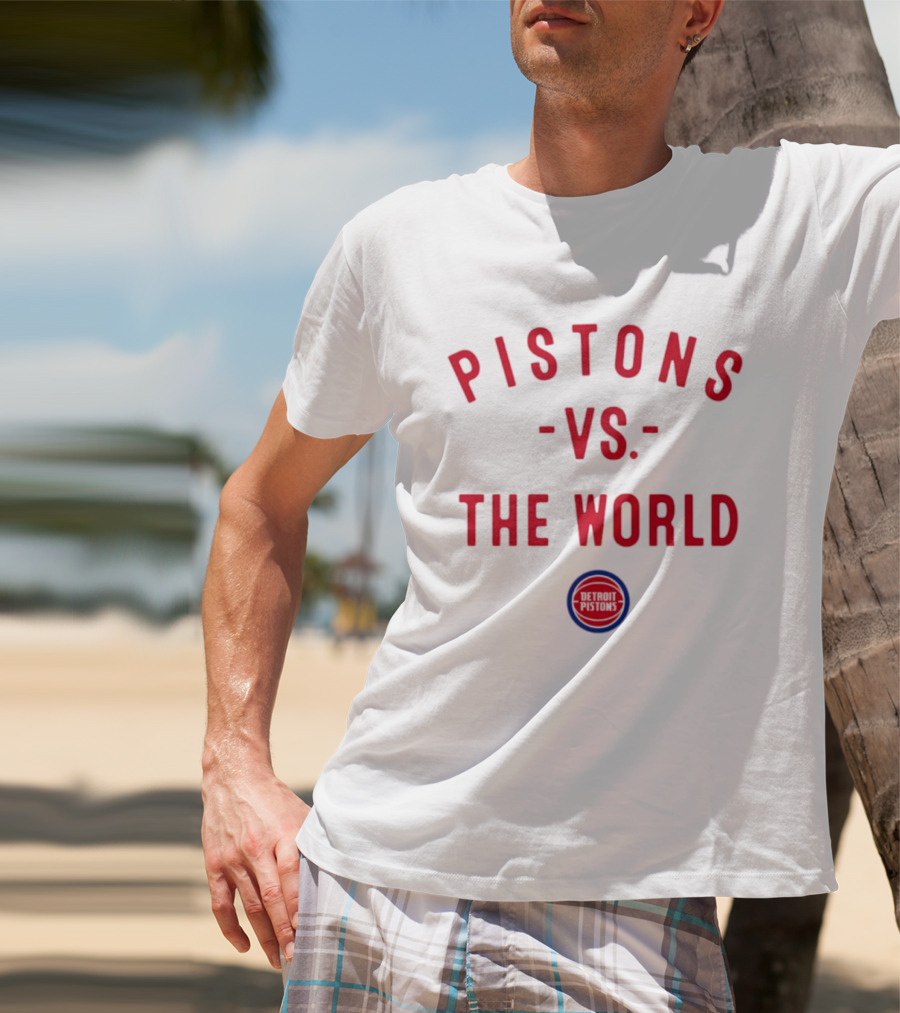 Detroit Pistons Vs The World NBA 2026 Nowbes T-Shirt