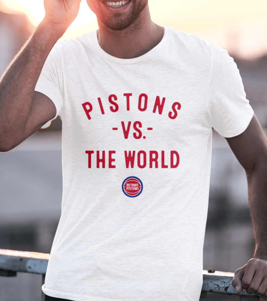 Detroit Pistons Vs The World NBA 2026 Nowbes T-Shirt