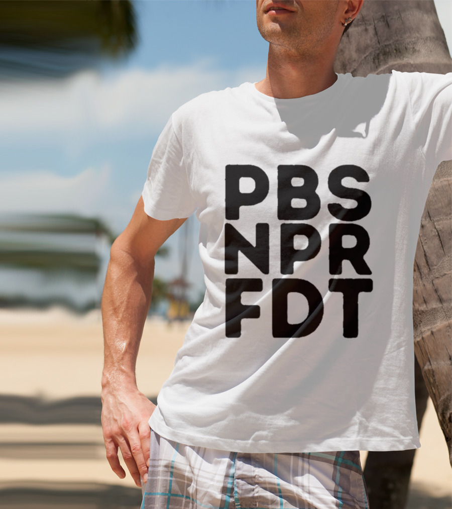 PBS NPR FDT Bold Alphabet Blocks T-Shirt