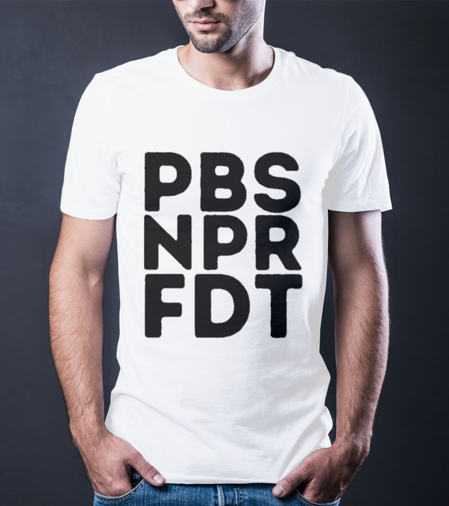 PBS NPR FDT Bold Alphabet Blocks T-Shirt