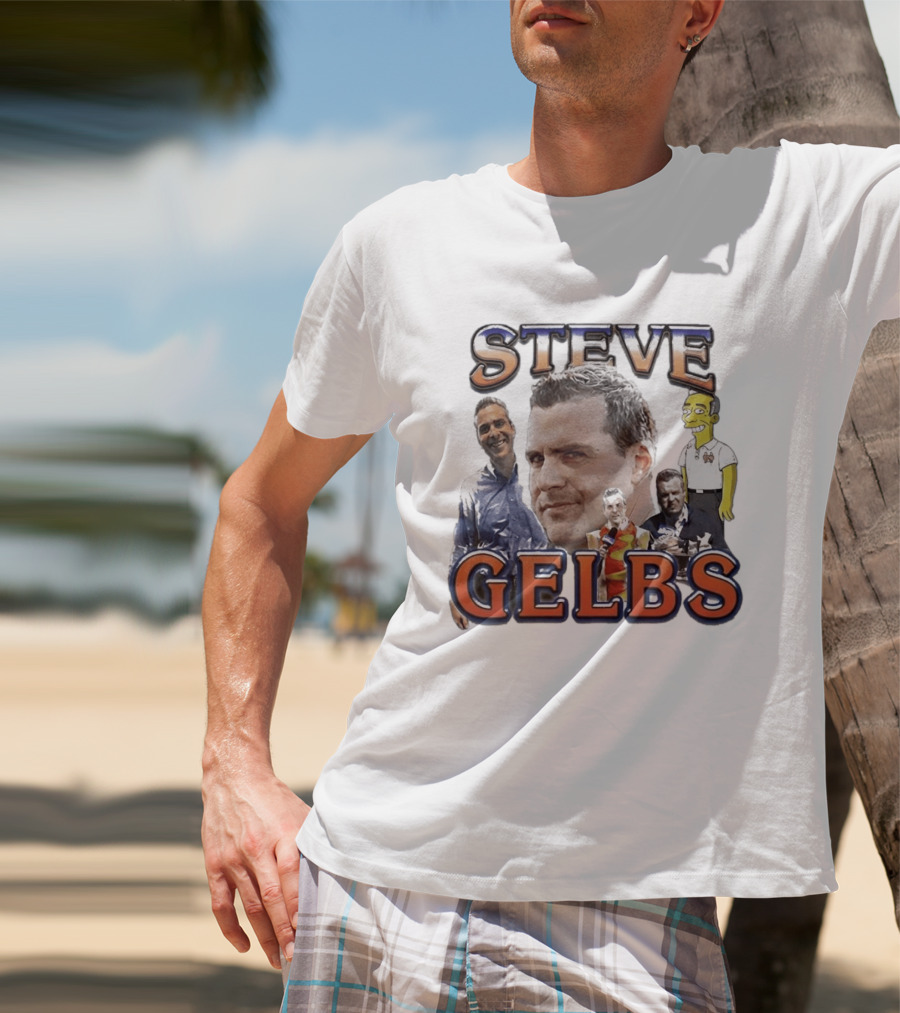 Steve Gelbs Simpsons Character Collage 2026 T-Shirt