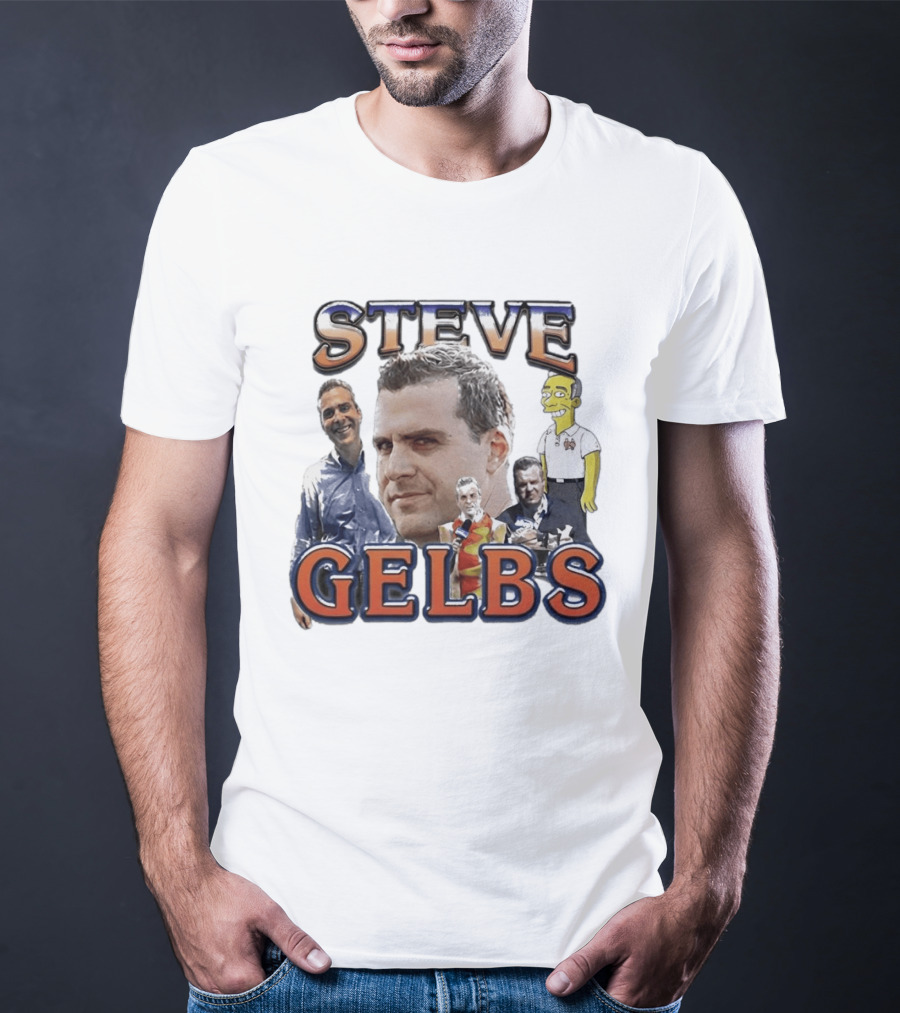 Steve Gelbs Simpsons Character Collage 2026 T-Shirt