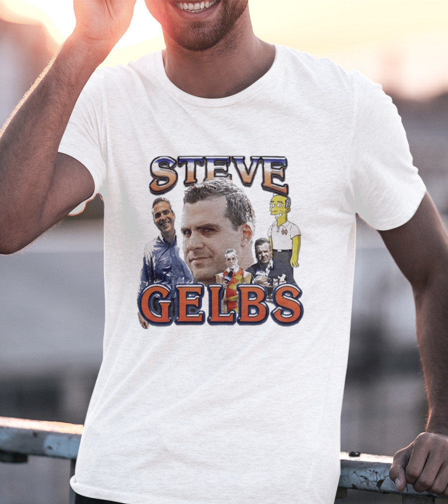 Steve Gelbs Simpsons Character Collage 2026 T-Shirt