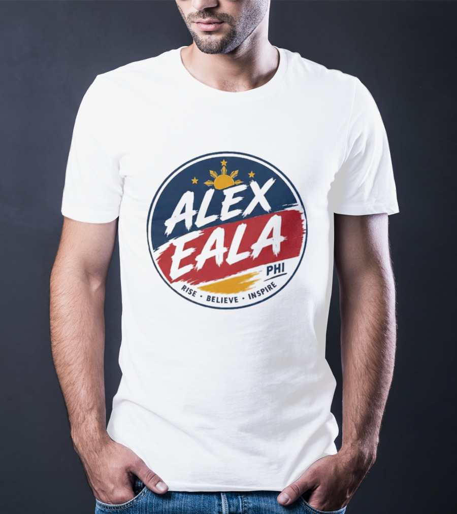 Alex Eala Rise Believe Inspire Philippine Flag Sun Stars T-Shirt