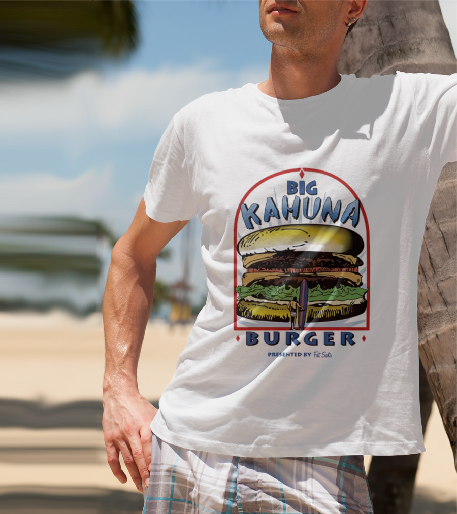 Big Kahuna Burger Fat Sal's Surfing Sandwich Arch T-Shirt