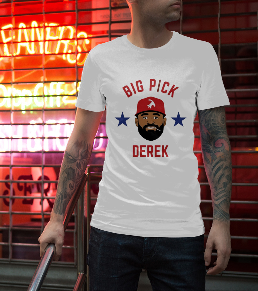 Big Pick Derek Philadelphia Phillies Baseball Stars T-Shirt