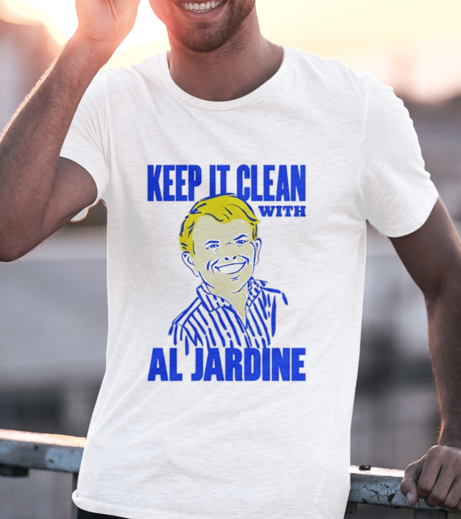 Keep It Clean With Al Jardine Blue Yellow T-Shirt
