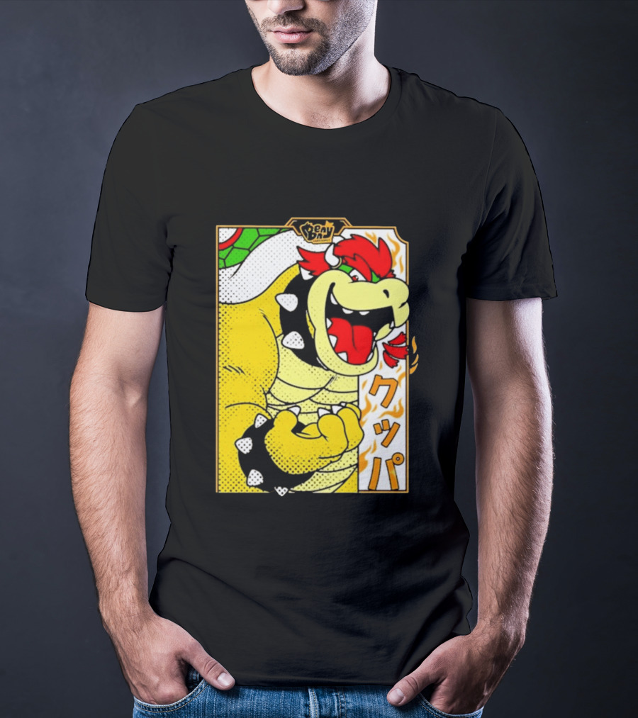 Bowser Japanese Pop Art Comic Style T-Shirt
