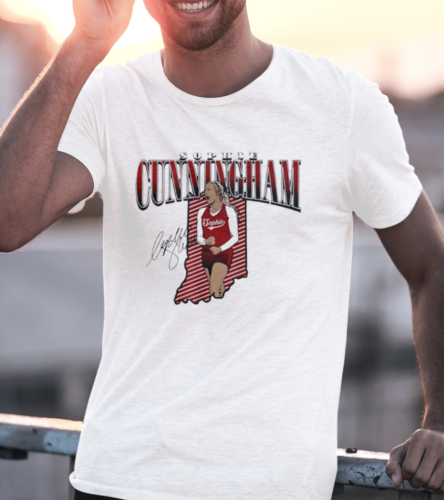 Sophie Cunningham Indiana State WNBA Fever Star Signature 2026 T-Shirt