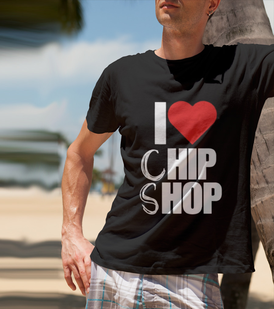 I Love Heart Chip Shop T-Shirt