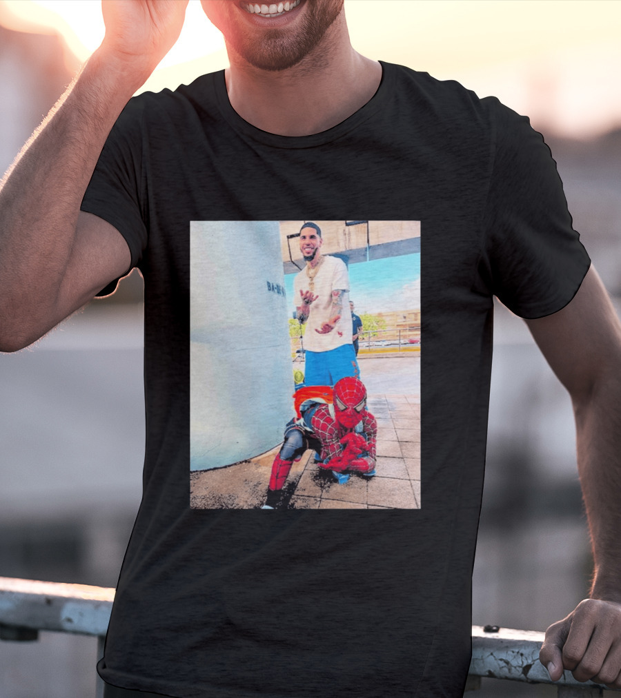 BA MO LaMelo Ball Spider Man T-Shirt