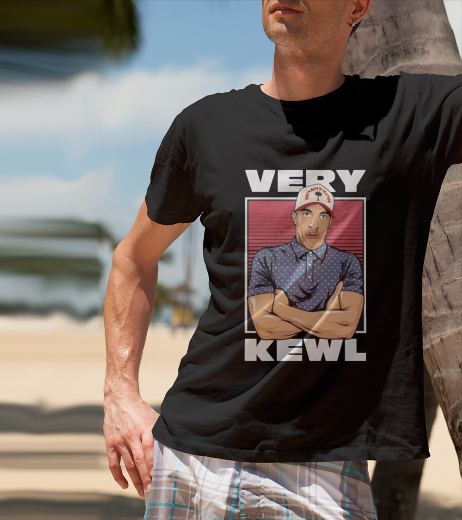Very Kewl PE Guy Palm Tree Hat T-Shirt