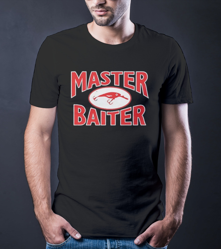 Master Baiter Fishing Lure Nostalgic Humor Décor T-Shirt