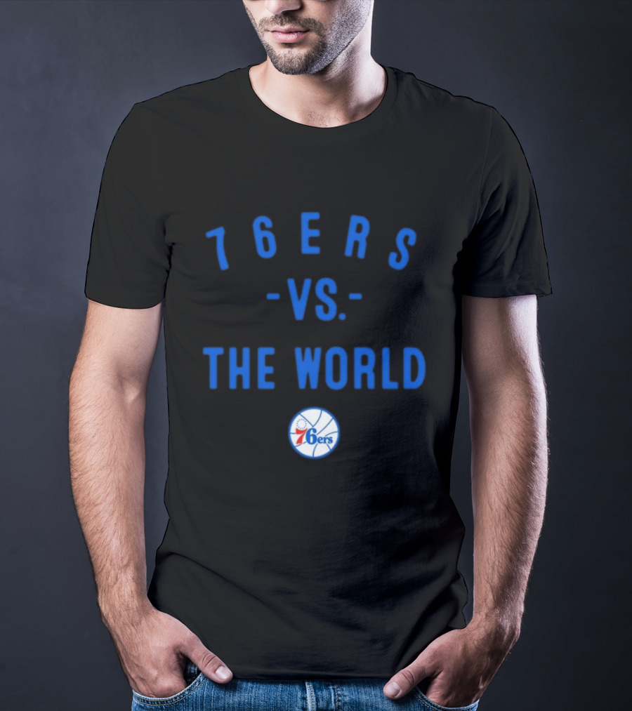 Philadelphia 76ers Vs The World NBA 2026 Basketball Team Spirit T-Shirt
