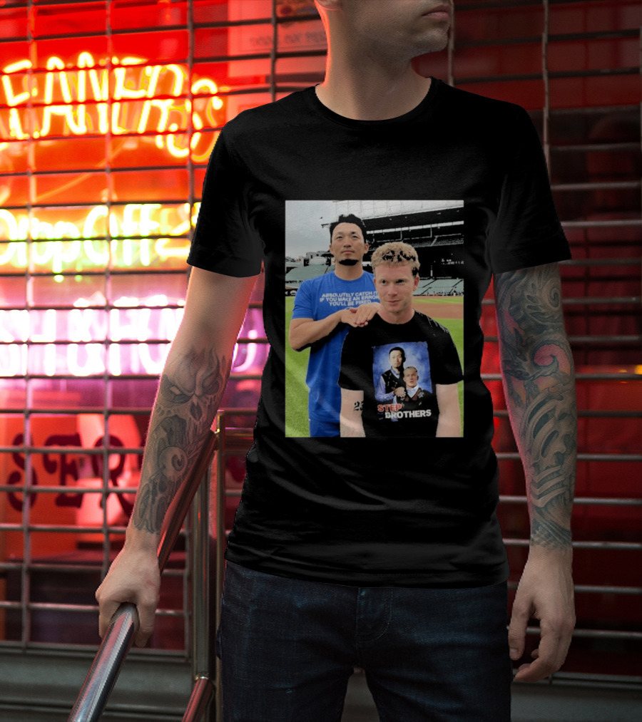Seiya Suzuki Pete Crow Armstrong Step Brothers Baseball Humor T-Shirt