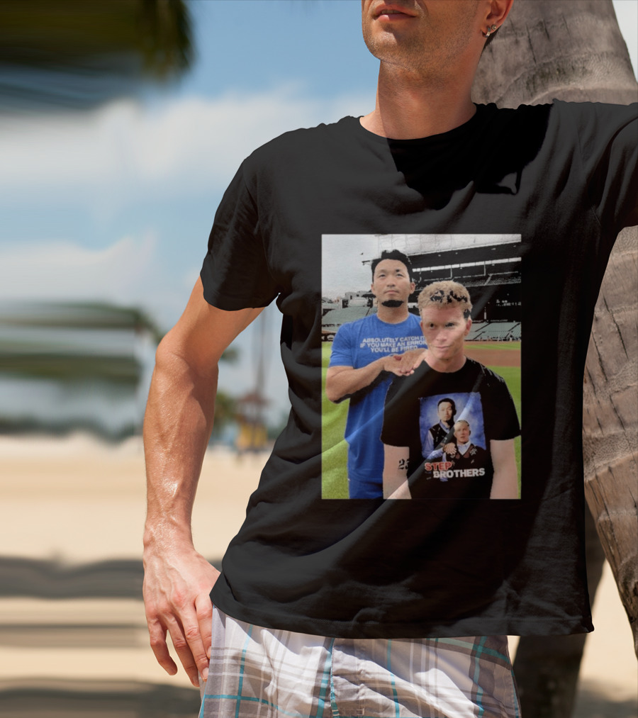 Seiya Suzuki Pete Crow Armstrong Step Brothers Baseball Humor T-Shirt