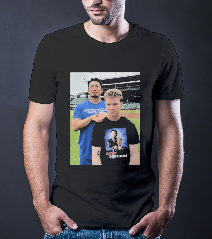 Seiya Suzuki Pete Crow Armstrong Step Brothers Baseball Humor T-Shirt