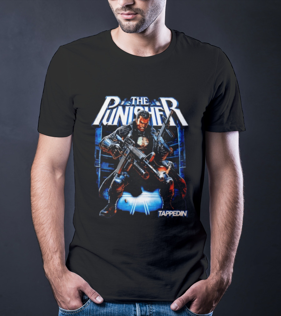 The Punisher Tappedin Marvel Frank Castle Iconic Comic T-Shirt