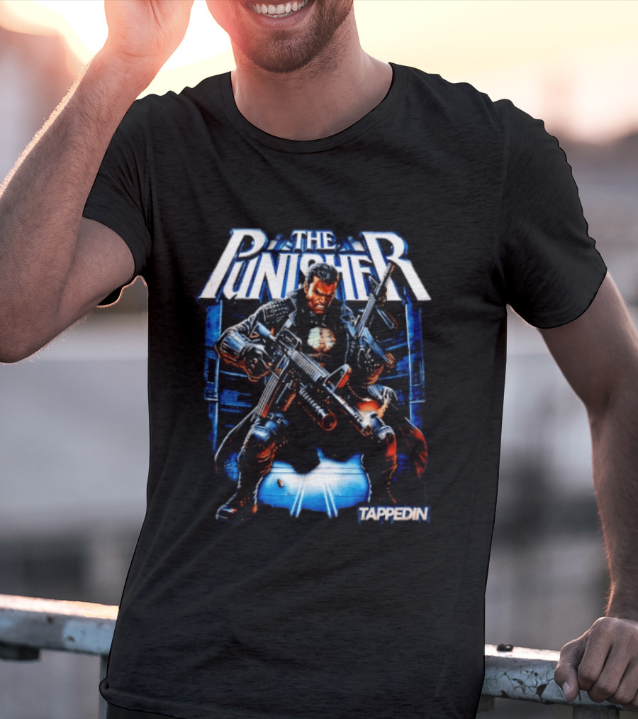 The Punisher Tappedin Marvel Frank Castle Iconic Comic T-Shirt