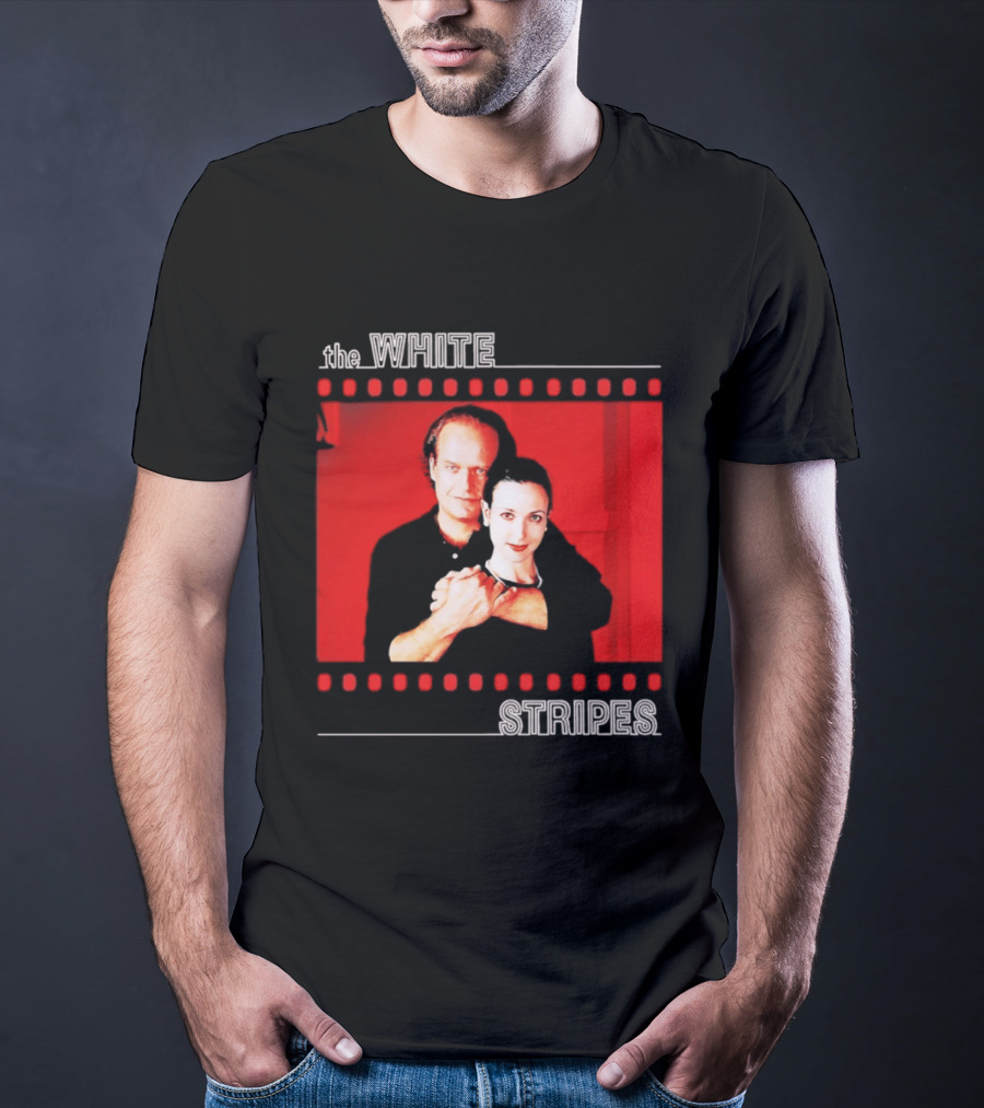 The White Stripes Black Math Kelsey Grammer Frasier Spoof T-Shirt
