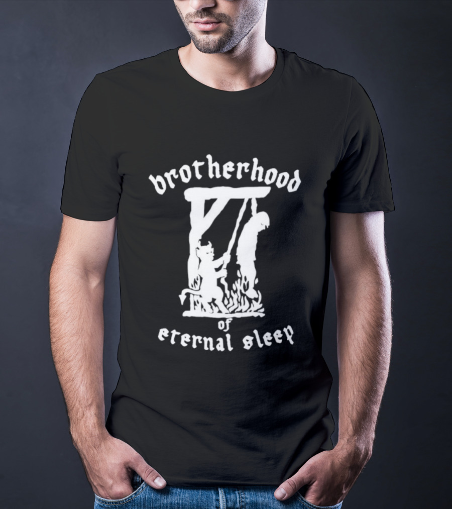 Brotherhood Of Eternal Sleep Death Metal Hanging Execution T-Shirt