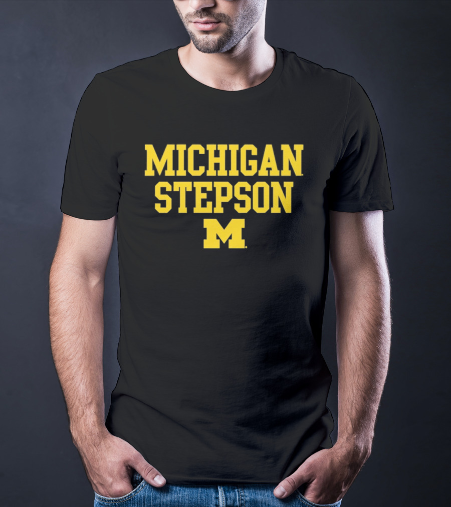 Michigan Wolverines Stepson M 2026 NCAA Team Support T-Shirt
