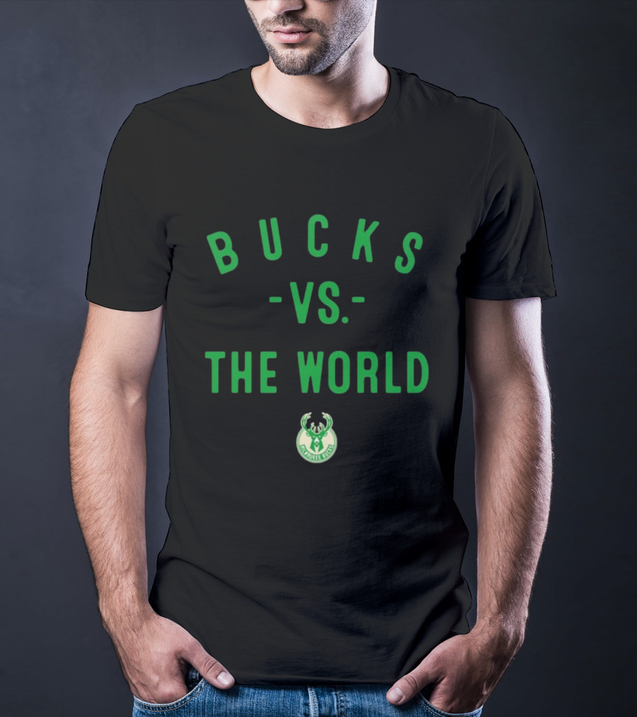 Milwaukee Bucks Vs The World NBA 2026 T-Shirt