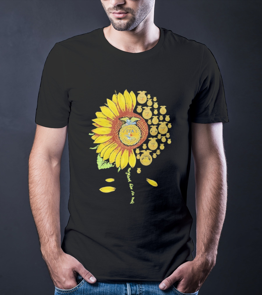 You Are My Sunshine FFA Sunflower Emblem Agricultural Education T-Shirt