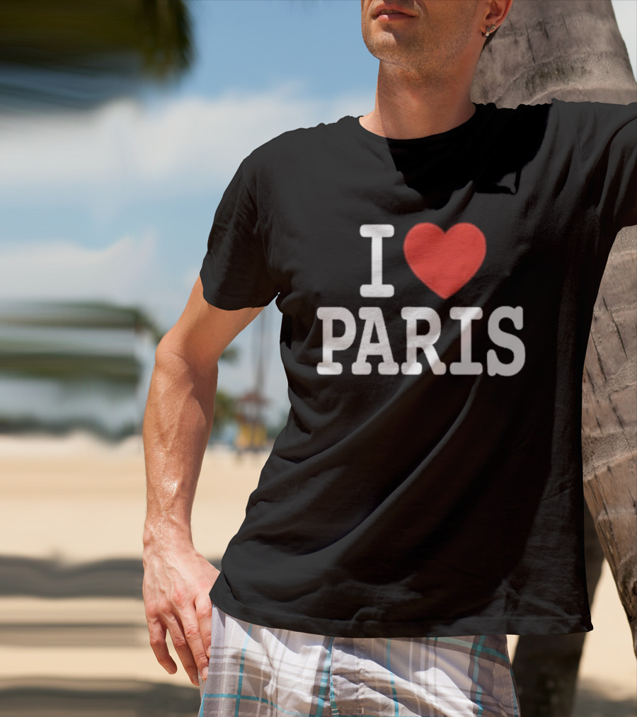 Stephon Castle I Love Paris Heart T-Shirt