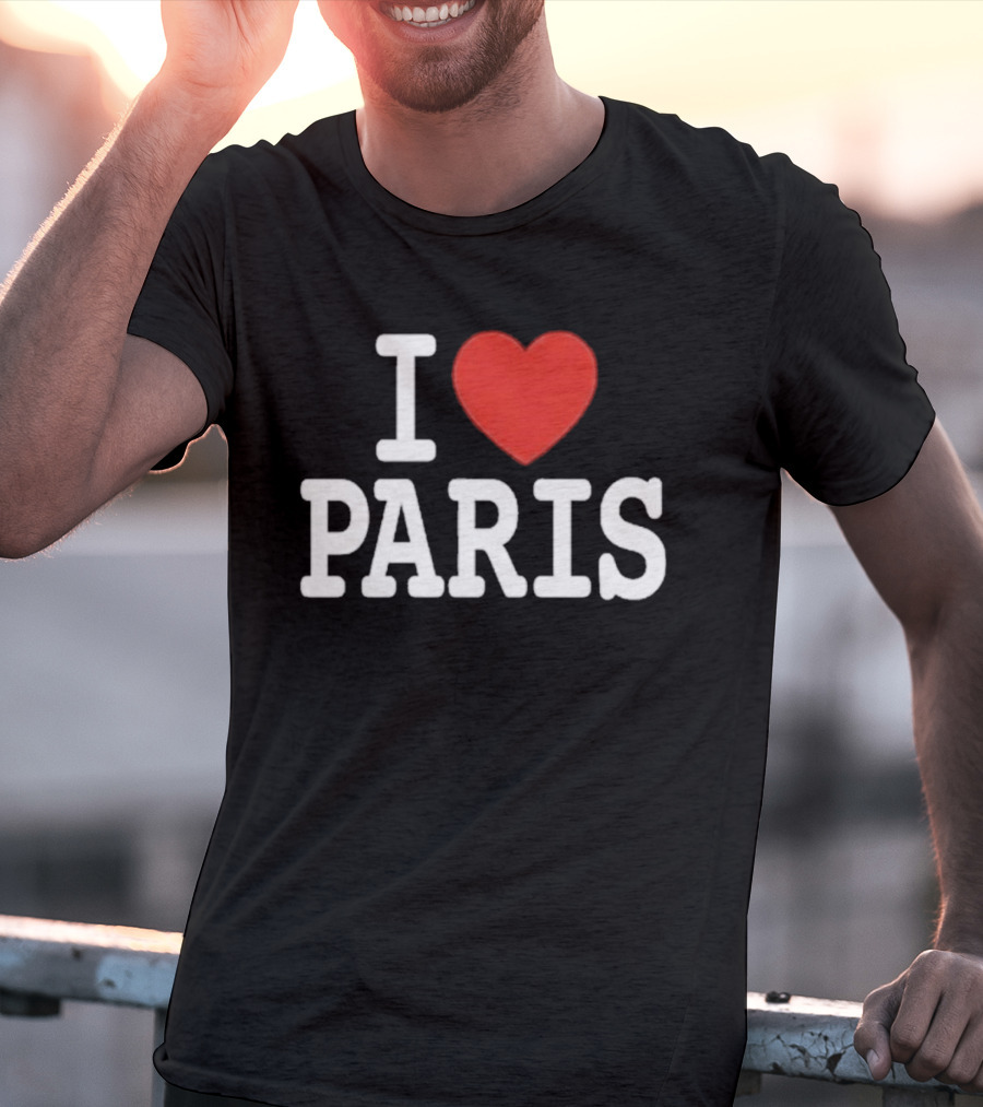 Stephon Castle I Love Paris Heart T-Shirt