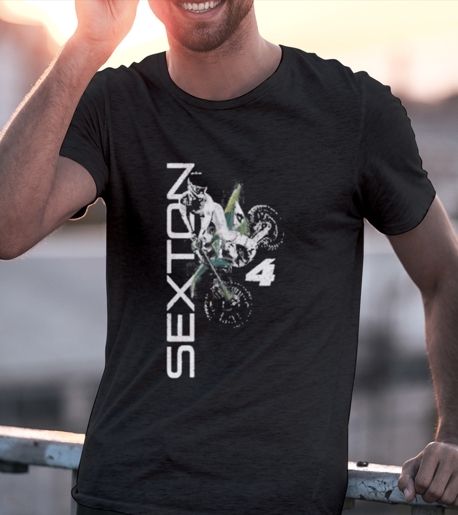 Kawasaki Chase Sexton Motocross Rider Racing T-Shirt