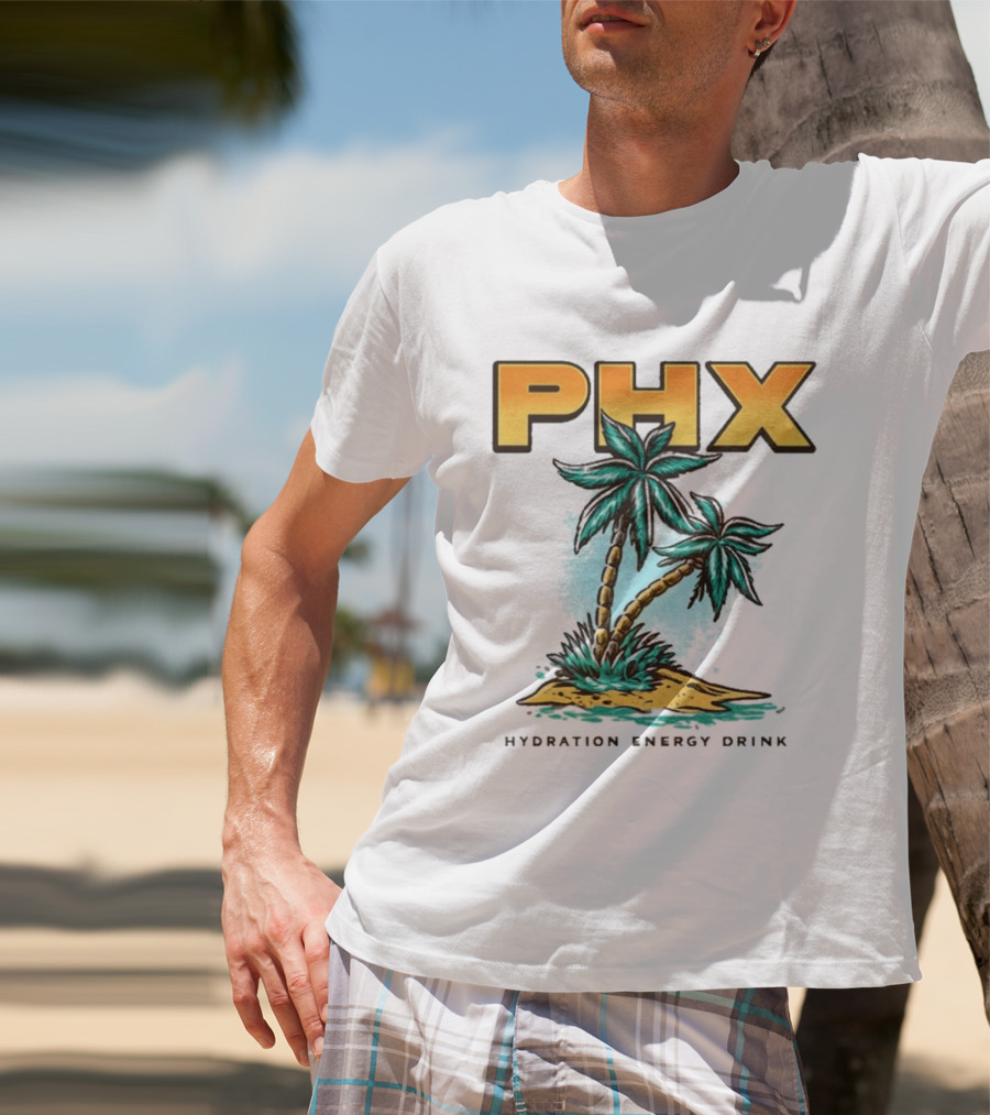 PHX Palm Tree Hydration Energy Drink T-Shirt