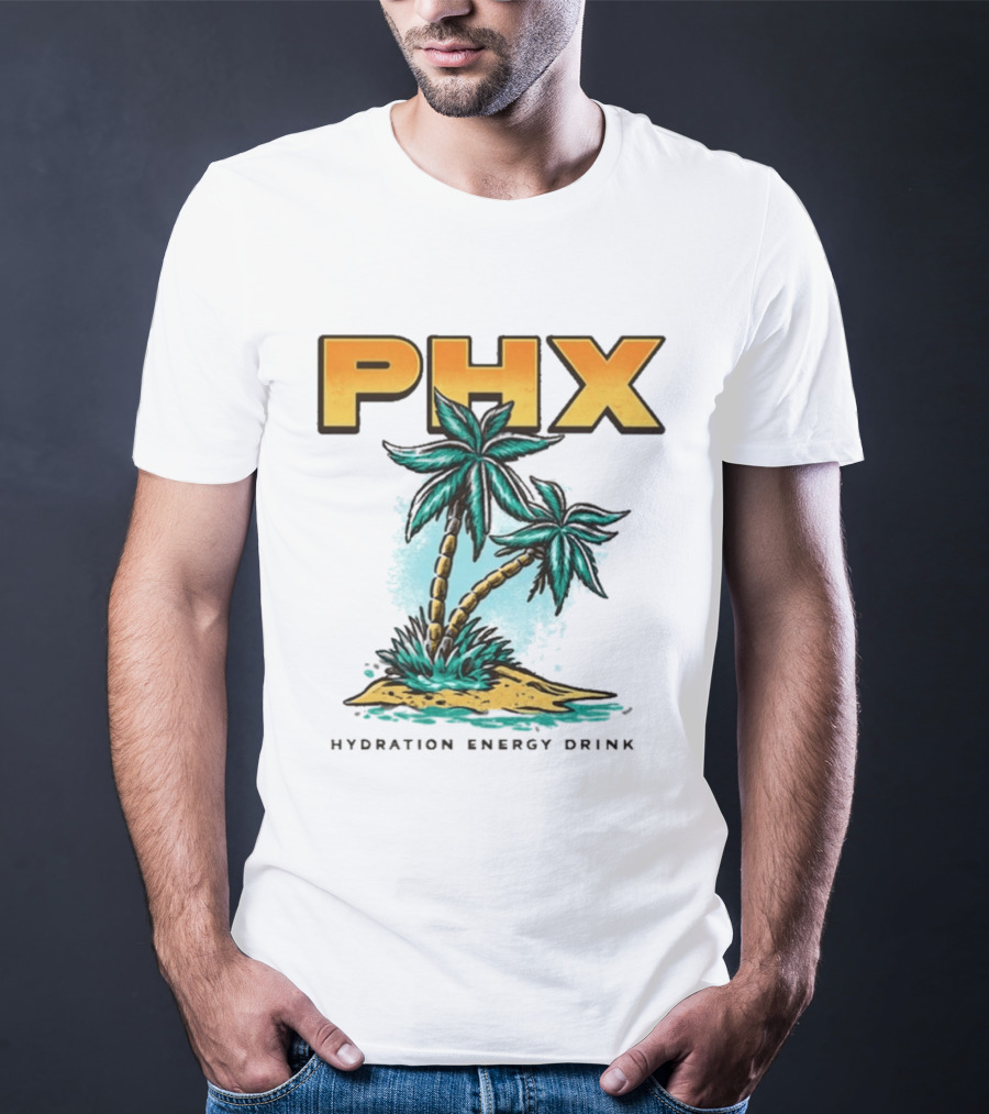 PHX Palm Tree Hydration Energy Drink T-Shirt