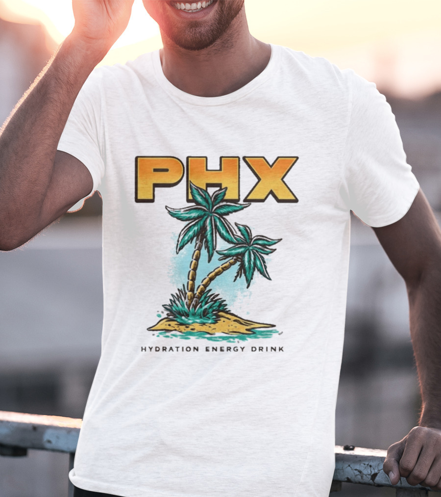 PHX Palm Tree Hydration Energy Drink T-Shirt