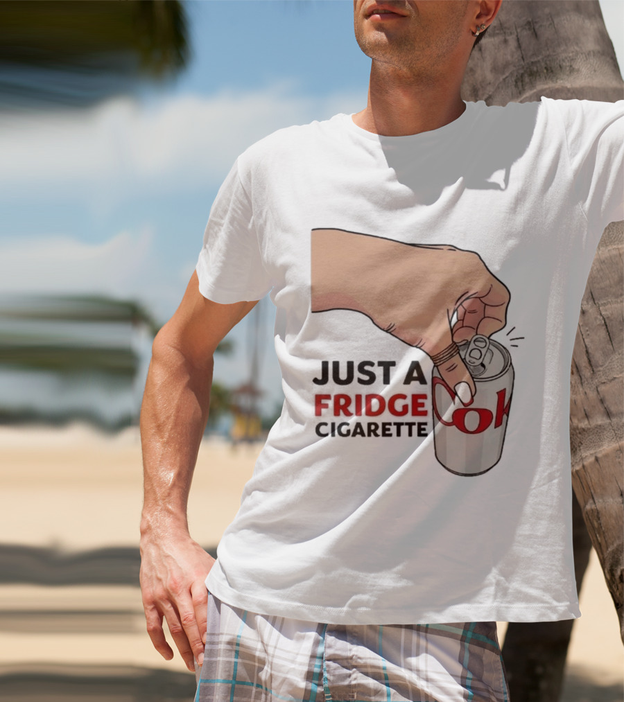 Just A Fridge Cigarette Coke Pop Art Can T-Shirt