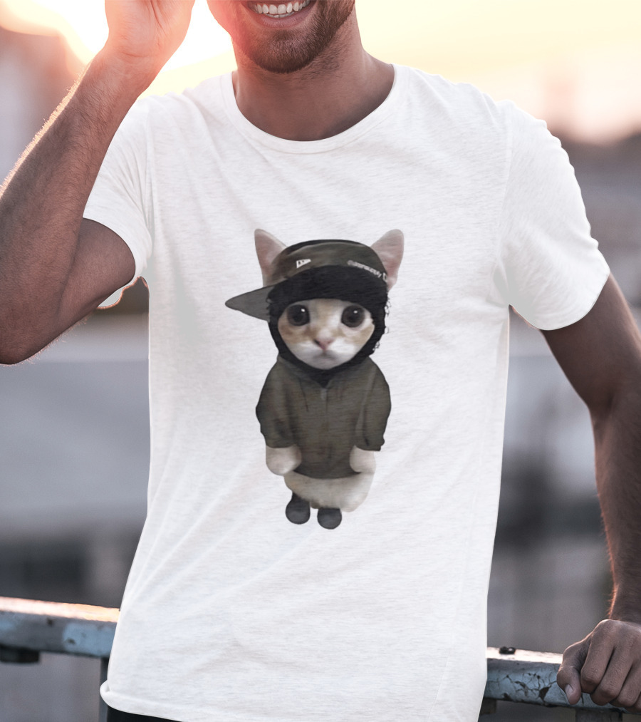 Yeat Cat Meme Cap Hip Hop T-Shirt
