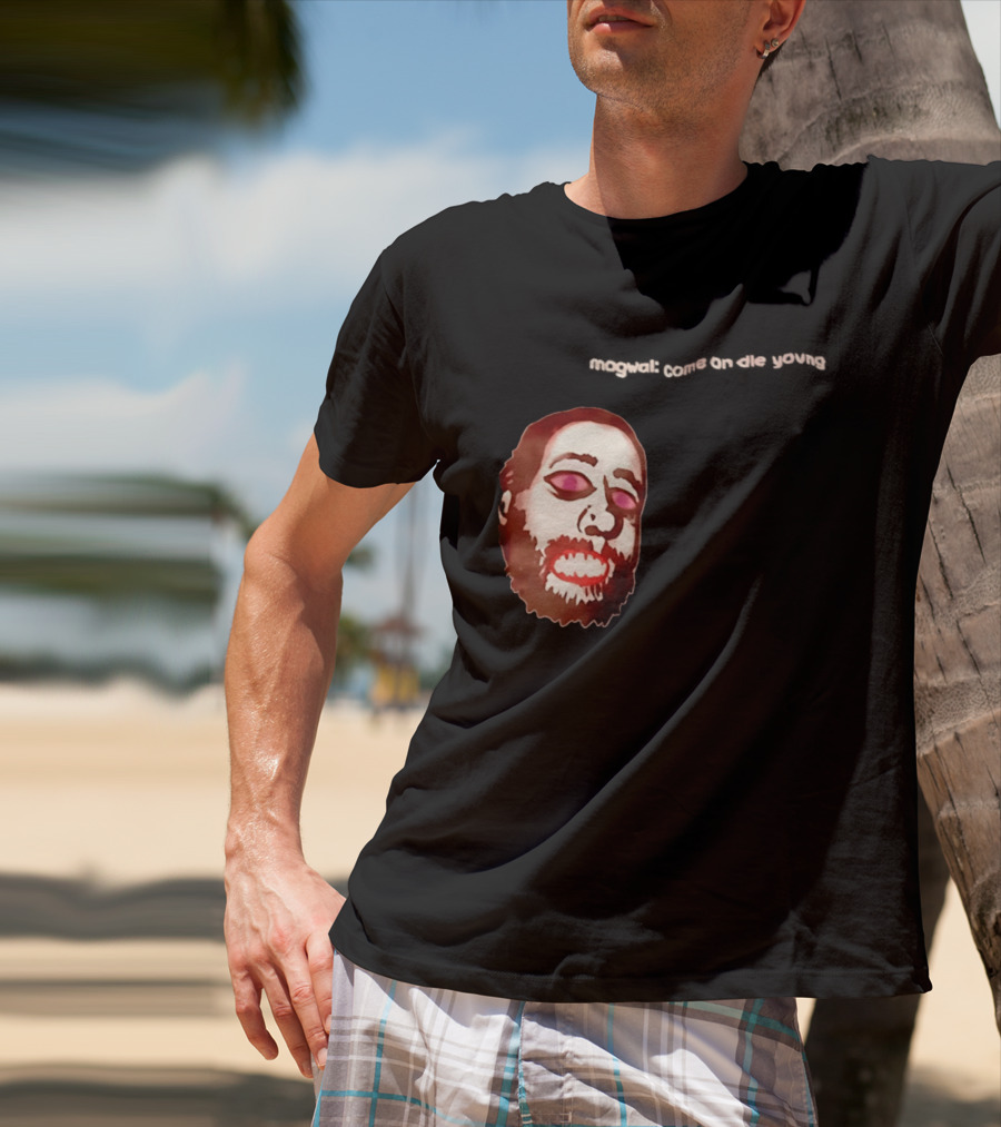 Mogwai Come On Die Young Album Cover Art Face T-Shirt