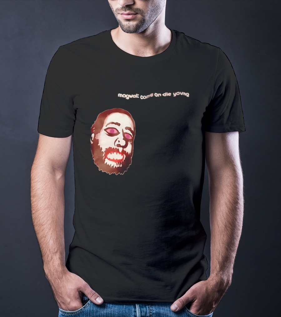 Mogwai Come On Die Young Album Cover Art Face T-Shirt