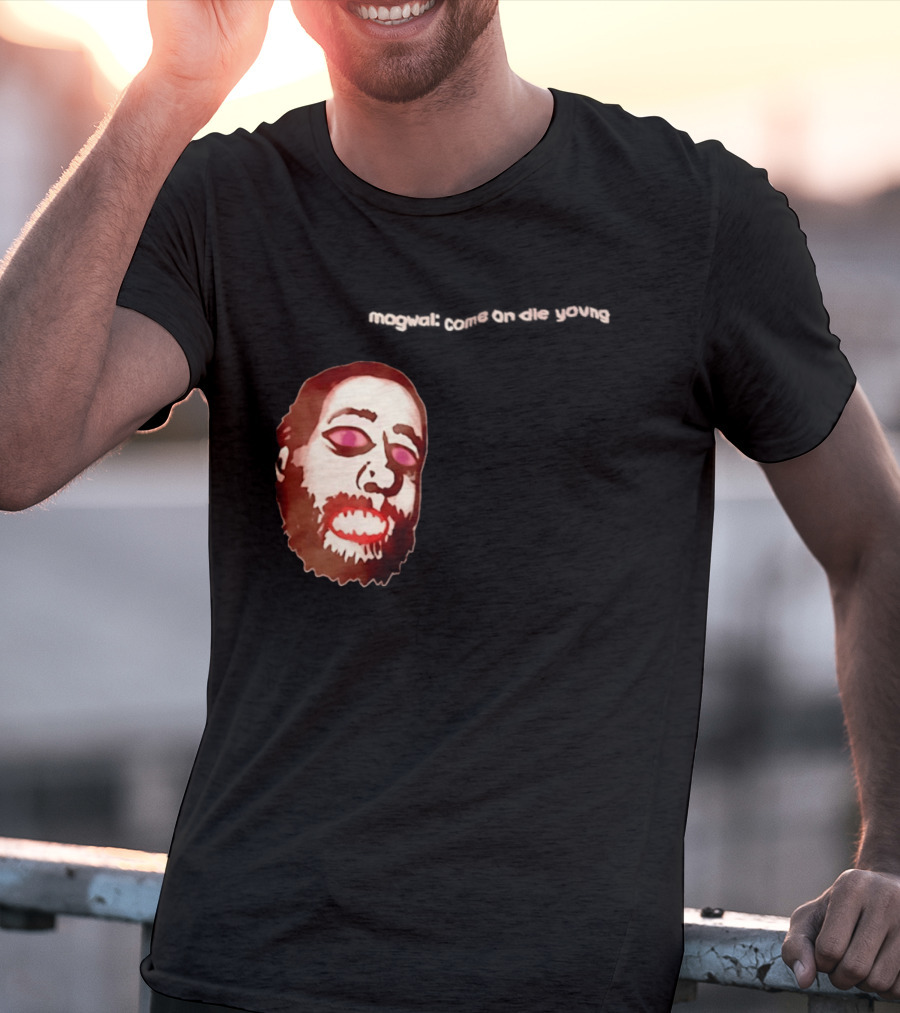 Mogwai Come On Die Young Album Cover Art Face T-Shirt